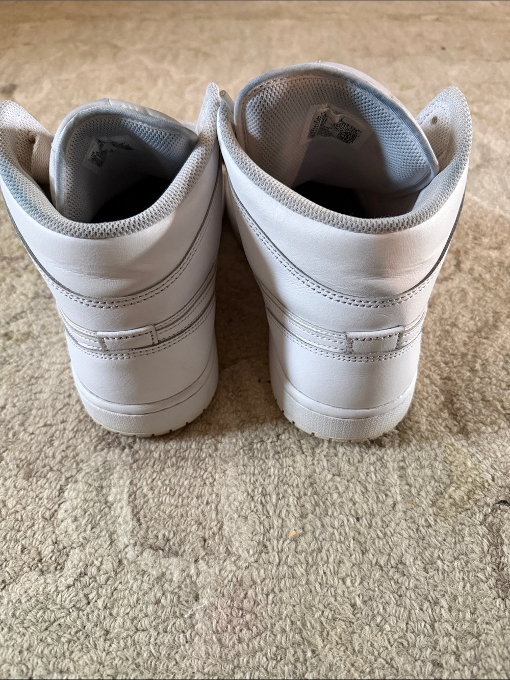 Nike White High-Top Sneakers - Picture 4 of 5